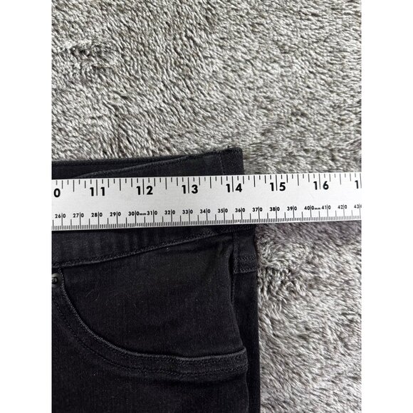 Spanx Denim High Waist Ankle Skinny Jeans Size M Black - Picture 7 of 11